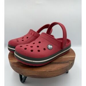 Crocs Crocband Clog Pepper Youth Size 13 Kids Red Clogs Boys Girls